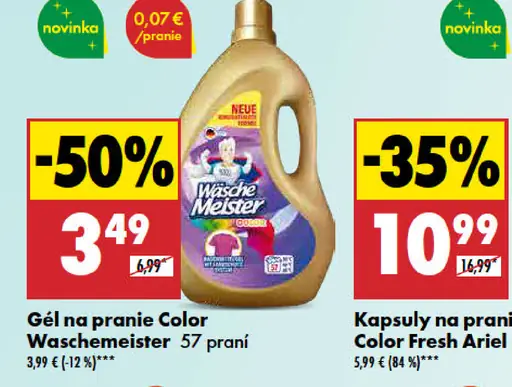 Waschmeister Gél na pranie Color