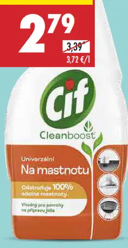 Cif sprejový čistič kuchyňa