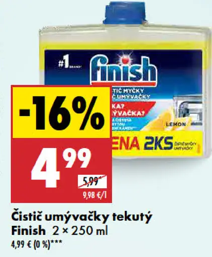 Finish čistič umývačky