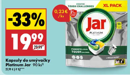 Jar Kapsuly do umývačky Platinum