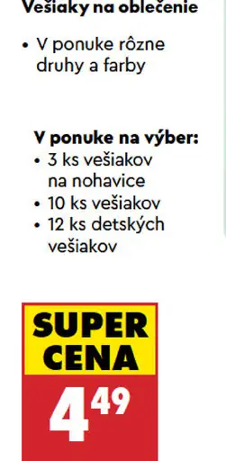 Vešiaky na oblečenie