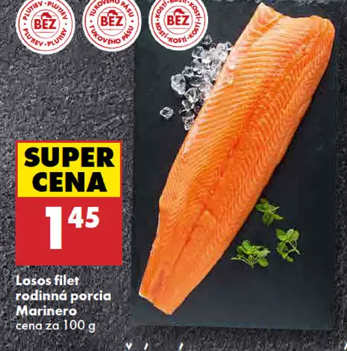 Marinero Losos filet rodinná porcia