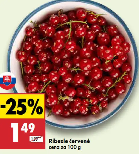 Ríbezle červené