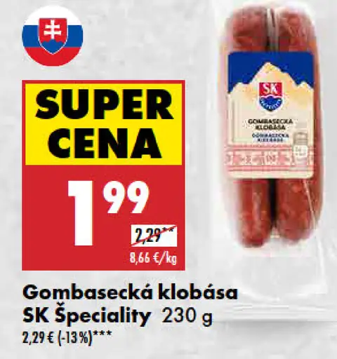 Gombasecká klobása SK špeciality