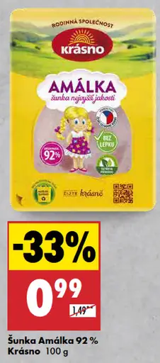 Krásno Šunka Amálka 92%