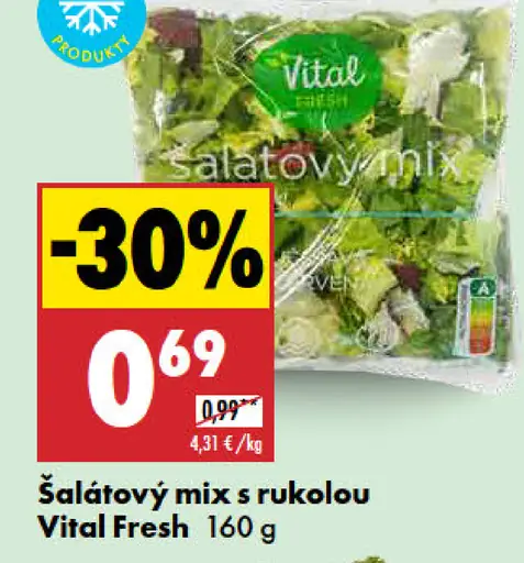 Vital Fresh Šalátový mix s rukolou