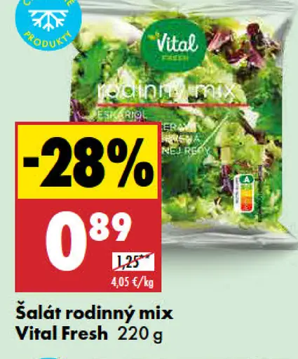 Vital Fresh Šalát rodinný mix