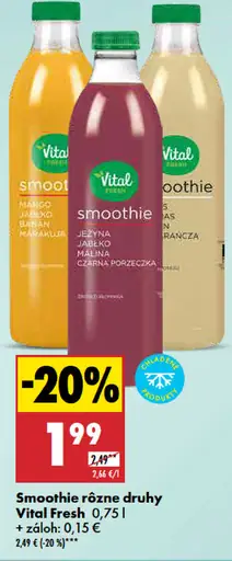 Vital Fresh Smoothie rôzne druhy