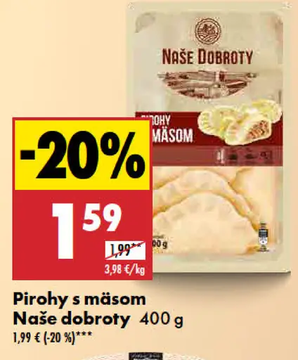 Pirohy s mäsom