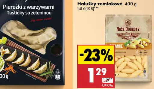 Halušky zemiakové