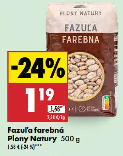 Plony Natury Fazuľa farebná