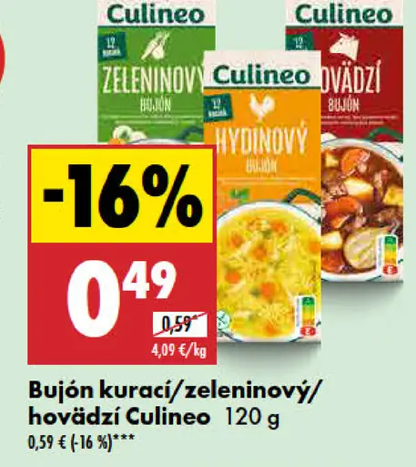 Culineo Bujón kurací/zeleninový/hovädzí