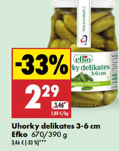 Efko Uhorky delikates 3-6 cm