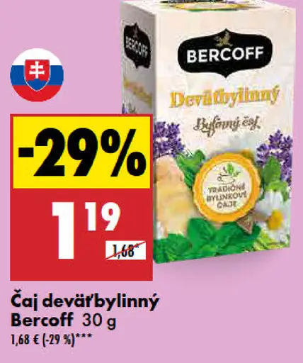 Bercoff Deväťbylinný čaj