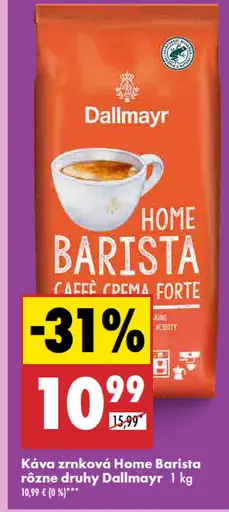 Dallmayr Káva zrnková Home Barista