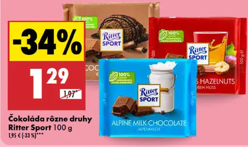 Ritter Sport čokoláda