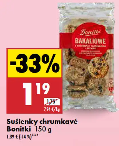 Bonitki Sušienky chrumkavé