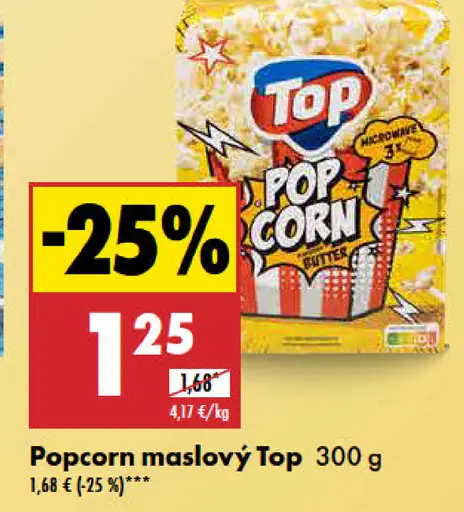 Popcorn maslový
