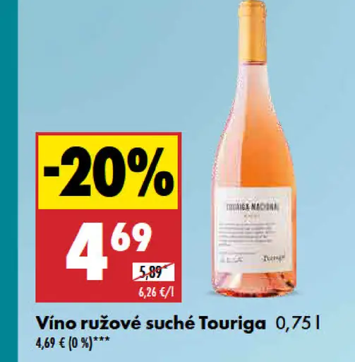 Touriga Vino ružové suché