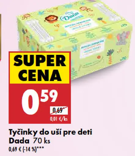 Dada Tyčinky do uší pre deti