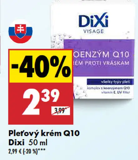 DiXi Pleťový krém Q10