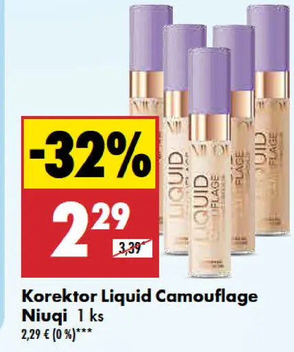 Niuqi Korektor Liquid Camouflage