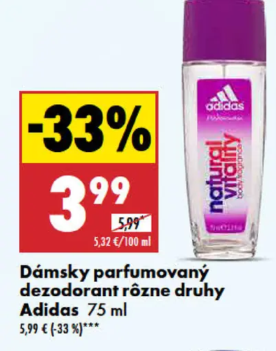 Adidas Dámsky parfumovaný dezodorant
