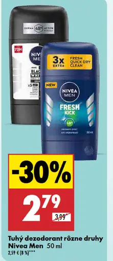 Nivea Men tuhý dezodorant