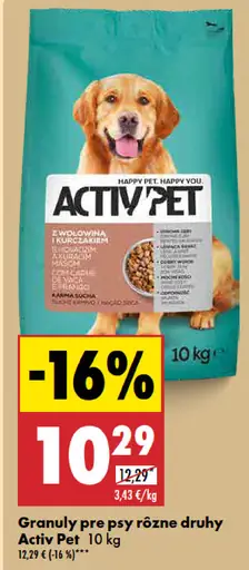 Activ Pet Granuly pre psy rôzne druhy malé plemená