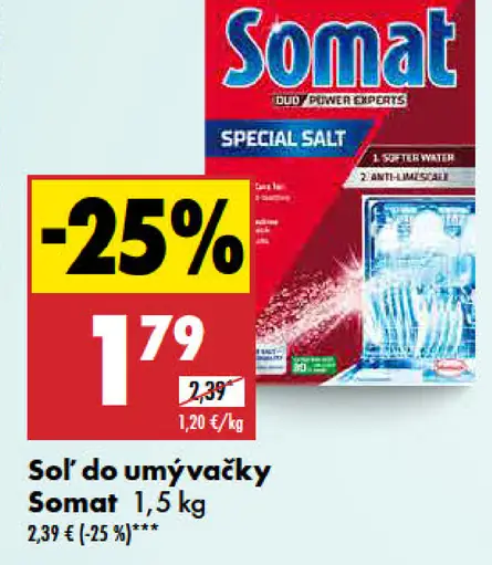 Somat Soľ do umývačky riadu