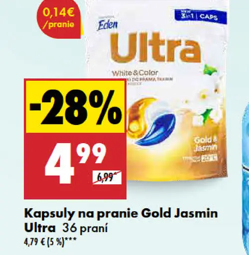 Ultra Kapsuly na pranie Gold Jasmin
