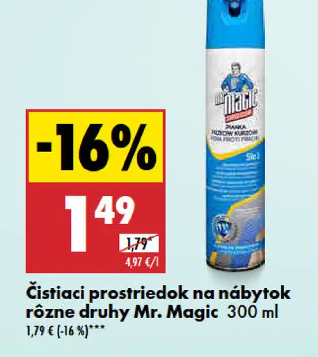 Mr. Magic čistič na nábytok