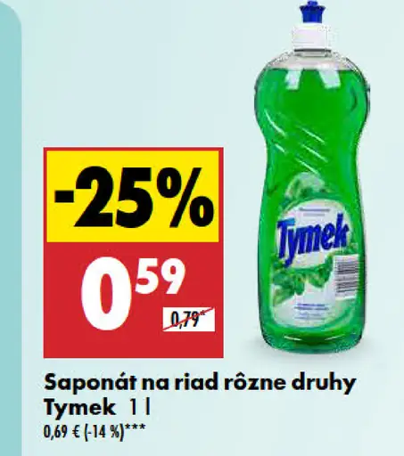 Tymek saponát na riad