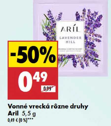 Aril Vonné vrecká