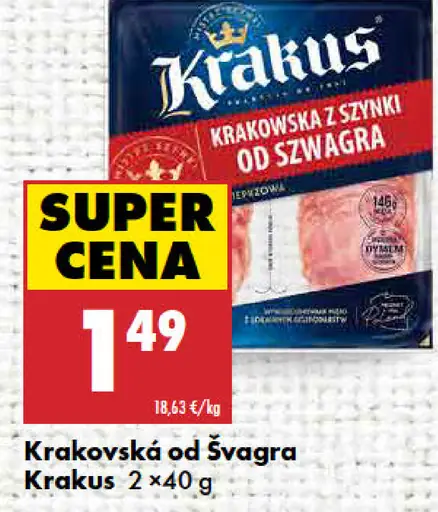 Krakus Krakowská od Švagra