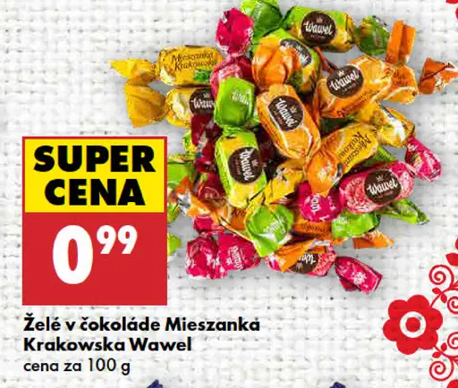 Wawel Želé v čokoláde Mieszanka Krakowska