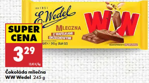Wedel Čokoláda mliečna WW