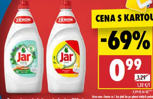 Saponát na riad rôzne druhy Jar