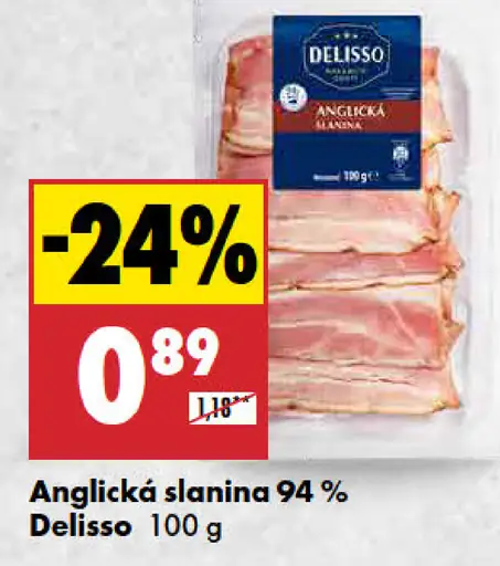 Delisso Anglická slanina 95%
