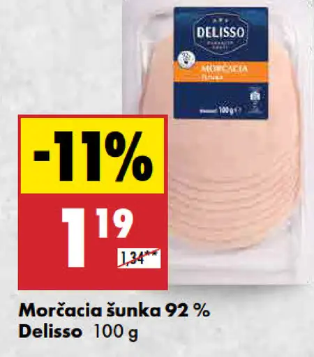 Delisso Morčacia šunka 92 %