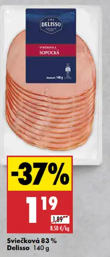 Delisso Sviečková 83 %