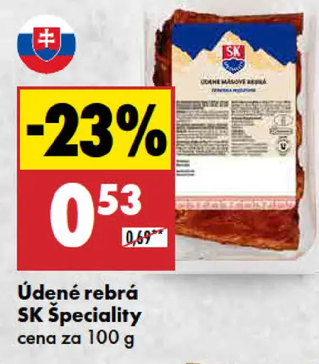 SK Špeciality Údené rebrá