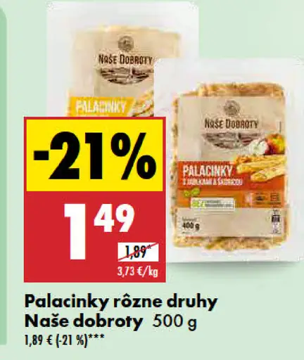 Naše dobroty Palacinky