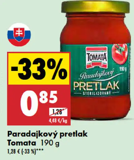 TOMATA Paradajkový pretlak