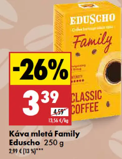 Eduscho Family mletá káva