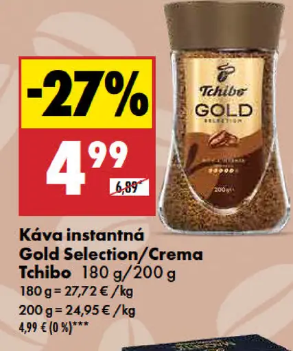 Tchibo Gold Selection instantná káva