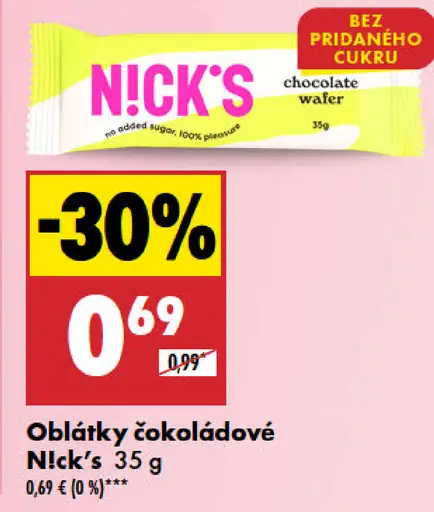 Nick's Oblátka čokoládová