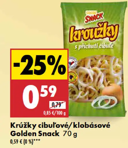 Golden Snack Kružky klobása