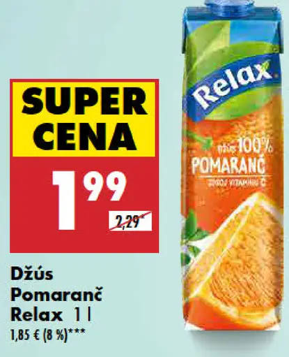 Relax Džús Pomaranč
