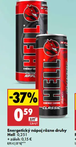 Hell energetický nápoj plechovka